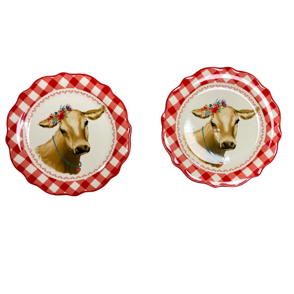 Pioneer Woman Cow Plates